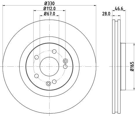 8DD355129481 HELLA Discos
