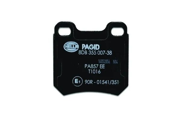 Pastillas de freno traseras 8DB355007381 HELLA