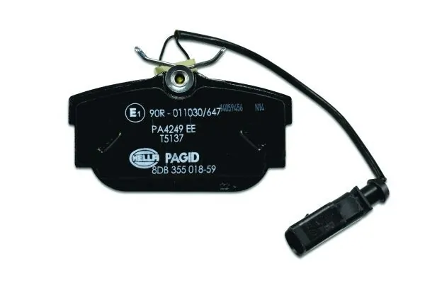 Pastillas de freno traseras 8DB355018591 HELLA
