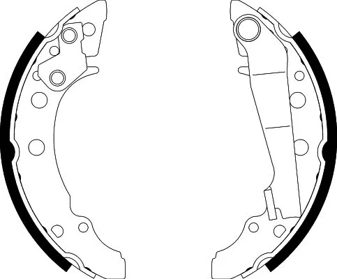 Zapatas de freno traseras HELLA 8DB355000111