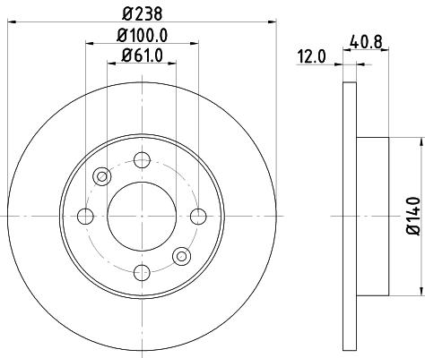 8DD355101241 HELLA Discos