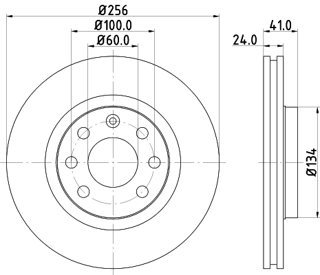 8DD355101501 HELLA Discos