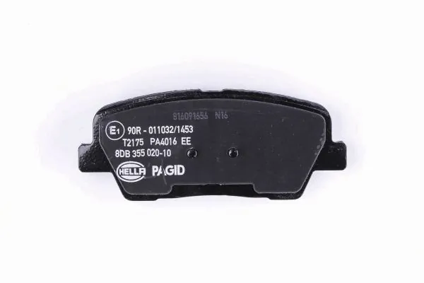 Pastillas de freno traseras 8DB355020101 HELLA