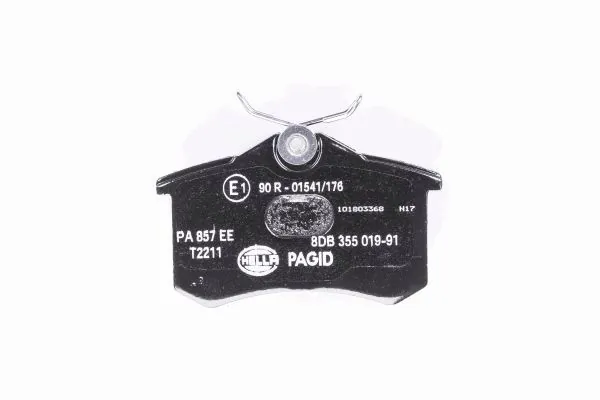 Pastillas traseras HELLA 8DB355019911