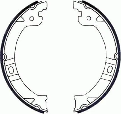 Zapatas de freno de mano K04882576 Fiat/Alfa/Lancia