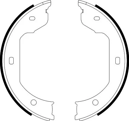 Comprar 8DA355050471 HELLA Juego de zapatas de frenos, freno de estacionamiento