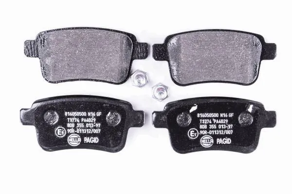 Pastillas de freno traseras 8DB355013971 HELLA