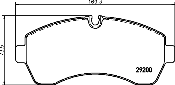 8DB355005531 HELLA Pastillas delanteras