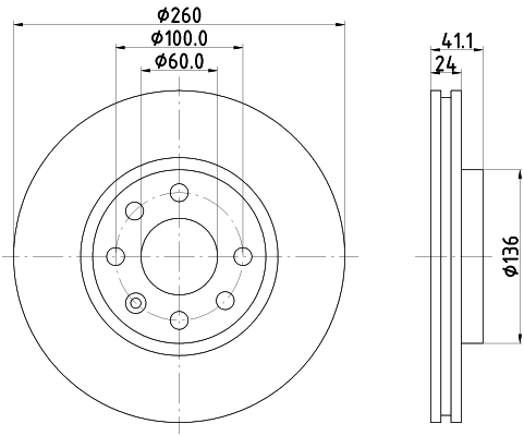 8DD355108271 HELLA Discos