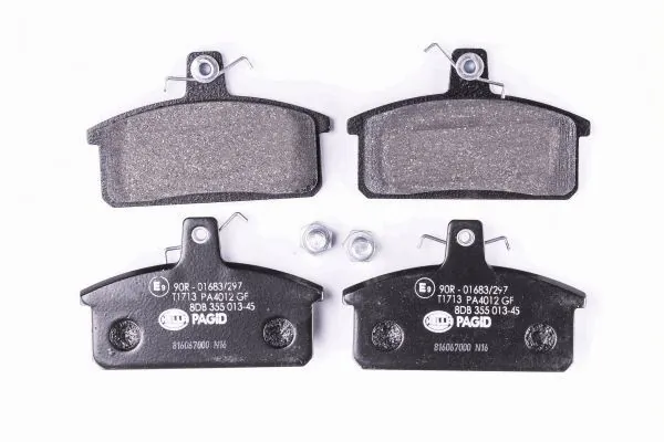 Pastillas de freno traseras 500028834 Iveco