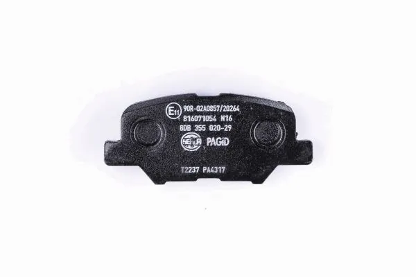 Pastillas de freno traseras 8DB355020291 HELLA