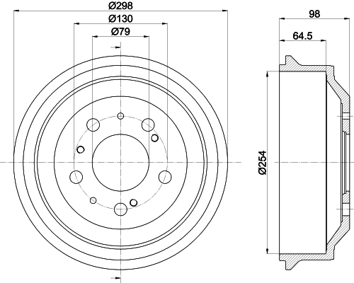 Comprar Tambor de freno trasero Fiat Ducato III 250
