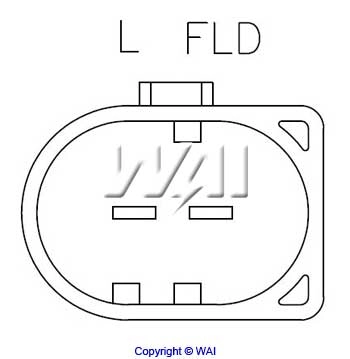 Regulador alternador para Volkswagen Polo V 6R1, 6C1