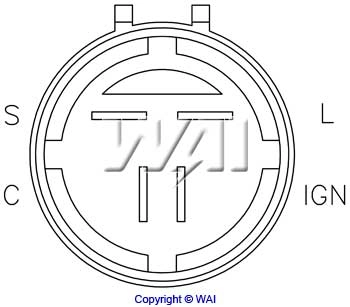 IH772 WAI Regulador alternador