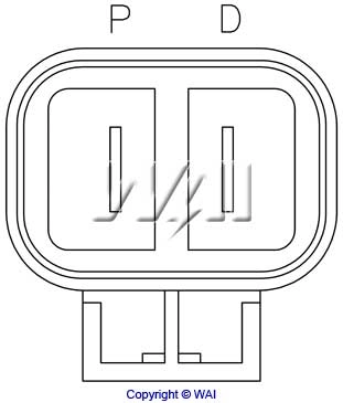 IH758 WAI Regulador alternador
