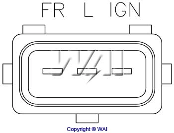 IB545 WAI Regulador alternador