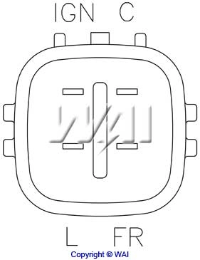 IN6004 WAI Regulador alternador