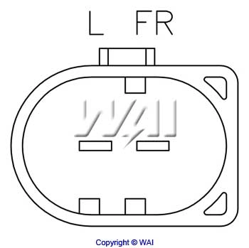IB5353 WAI Regulador alternador