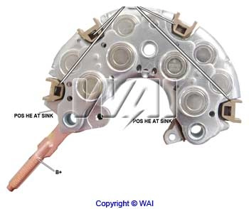 Puente rectificador del alternador WAI INR720PAL precio, desde 23,50 EUR
