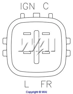 Regulador De Rele Del Generador (Rele De Carga) Honda Accord 8 CU