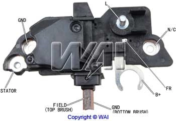 Regulador De Rele Del Generador (Rele De Carga) Fiat Palio 178BX
