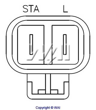 488108 WAI Regulador alternador