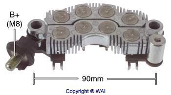 Alternador Diodo Puente Rectificador Hyundai Sonata IV sedán comprar en España