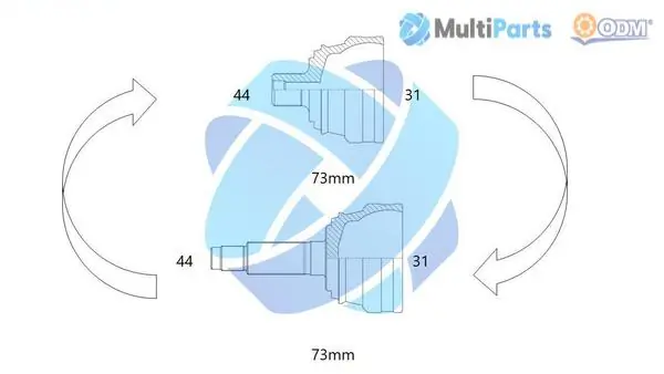 Junta homocinética exterior delantera Volkswagen Crafter  furgoneta comprar en España