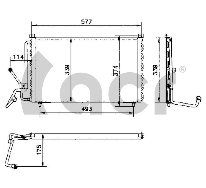 Comprar Condensador de aire acondicionado 405 I 15E