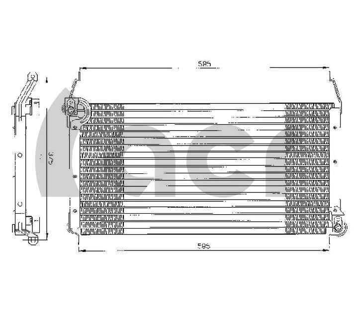 Aire acondicionado capacitor Fiat Bravo I hatchback (182) (1995 - 2001) precio, desde 52,27 EUR