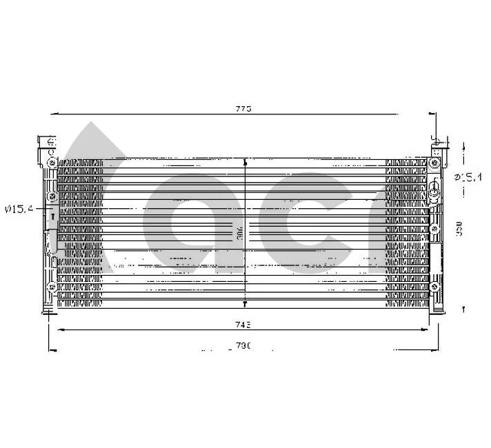 Condensador aire acondicionado Toyota RAV4 I (SXA 10)