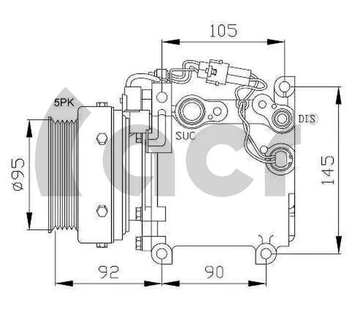 134979R ACR Compresor climatizador