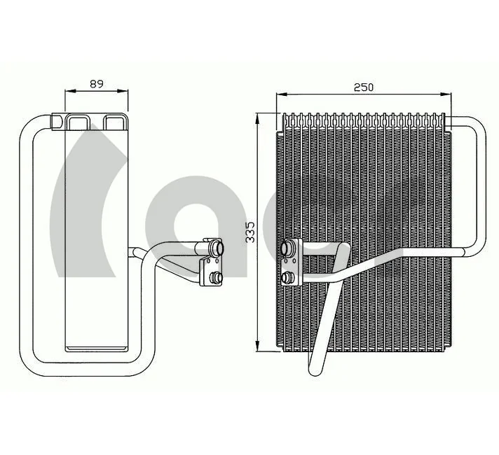 Evaporador para Chrysler Voyager II ()