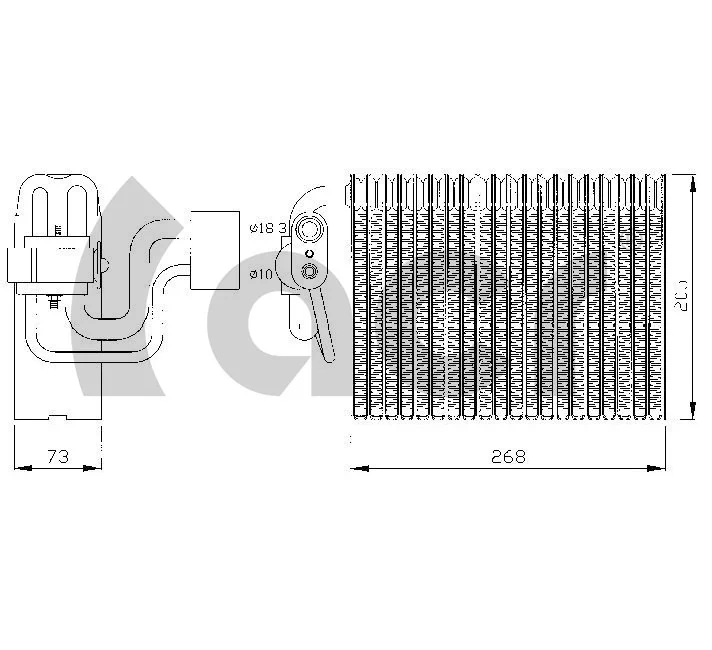 Evaporador, aire acondicionado Alfa Romeo 147 937