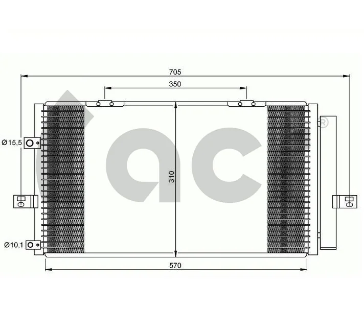 Comprar Condensador aire acondicionado Rover 75  RJ