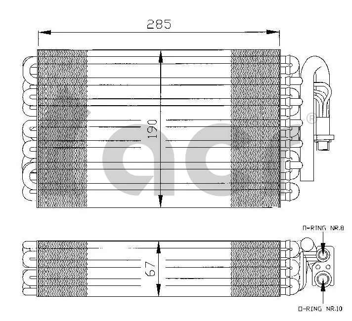 Evaporador para BMW 3  (E36)