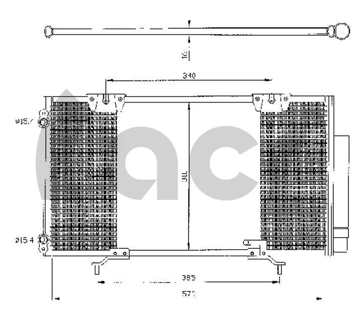 Condensador Avensis  sedán (1997-2003) original desde 100,18 €