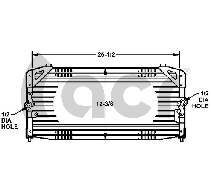 Radiador de aire acondicionado Toyota Camry  (1986-1991)