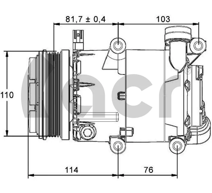 135136 ACR Compresor climatizador