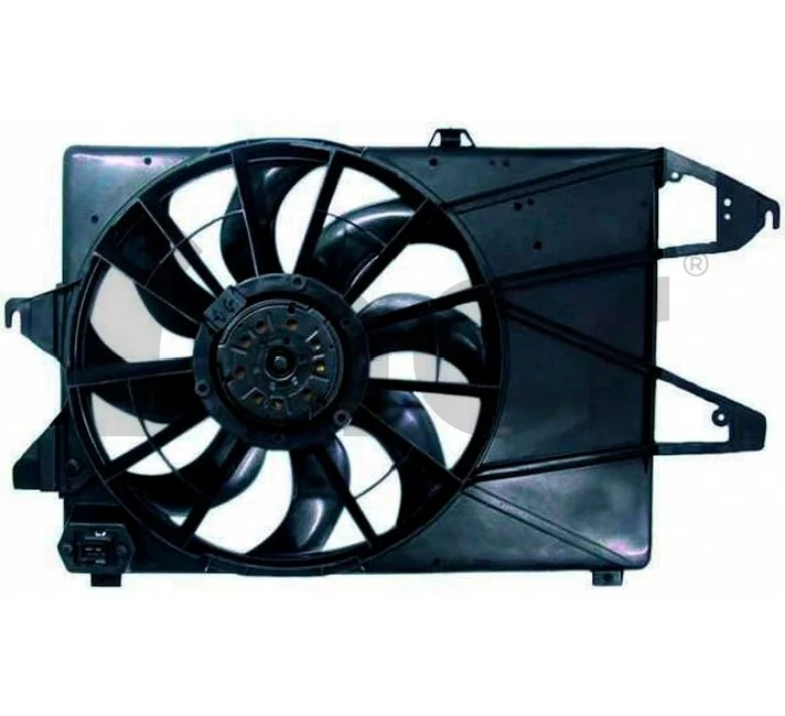 Ventilador (rodete +motor) refrigeración del motor con electromotor completo  Ford Mondeo III (B4Y)