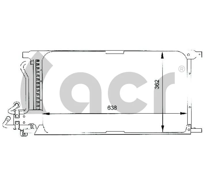 Condensador para Ford Transit  (E)