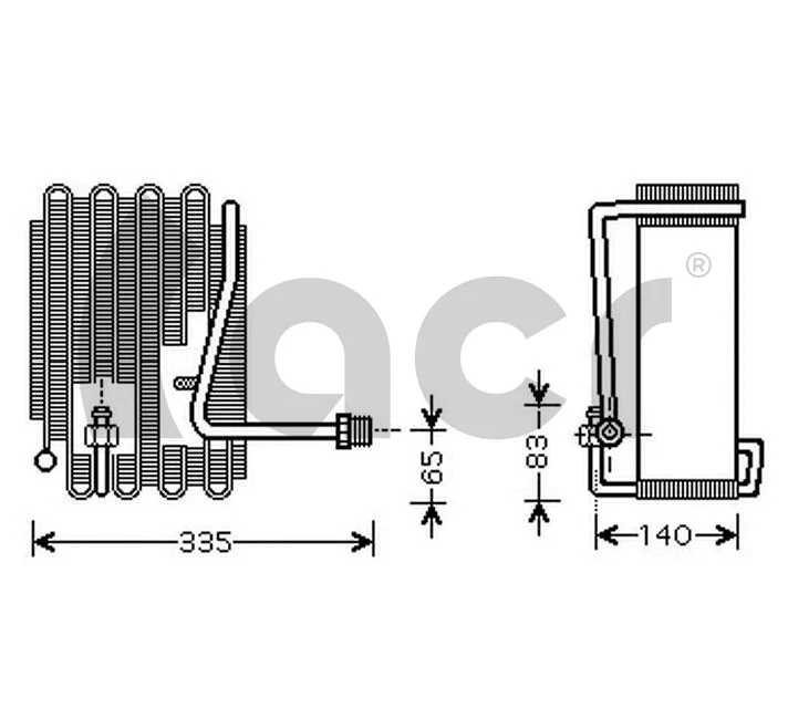 Evaporador de aire acondicionado para Hyundai Galloper JK