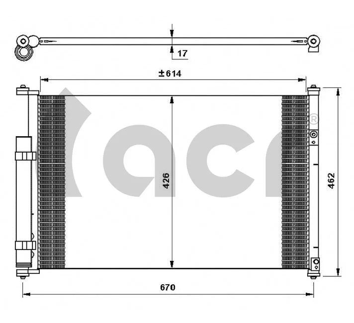 Condensador para Suzuki Grand Vitara  (JB)