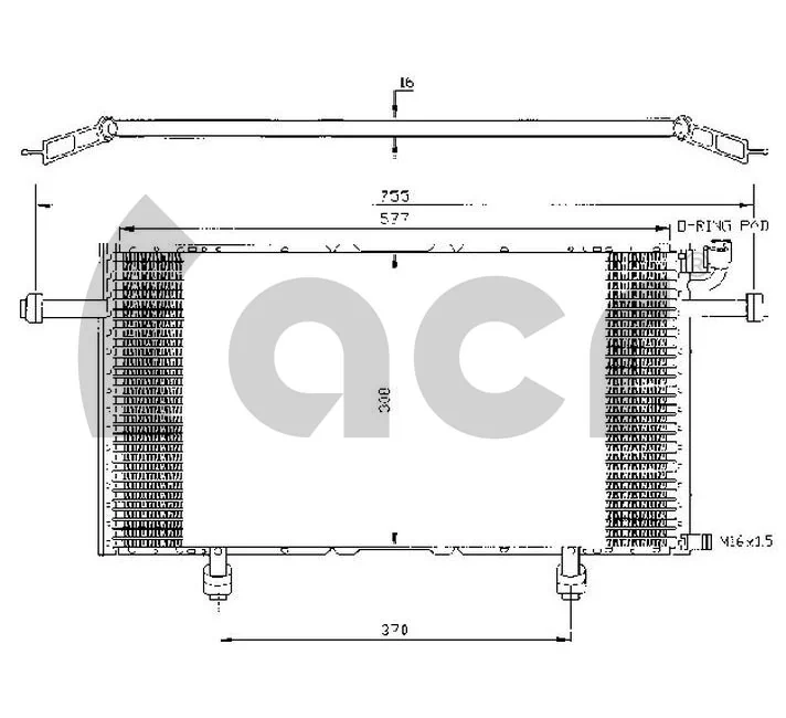 Aire acondicionado capacitor Opel Frontera B SUV (6B) (1998 - 2003) precio, desde 81,31 EUR