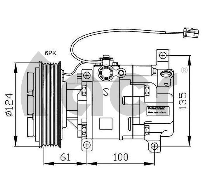 134610 ACR Compresor climatizador