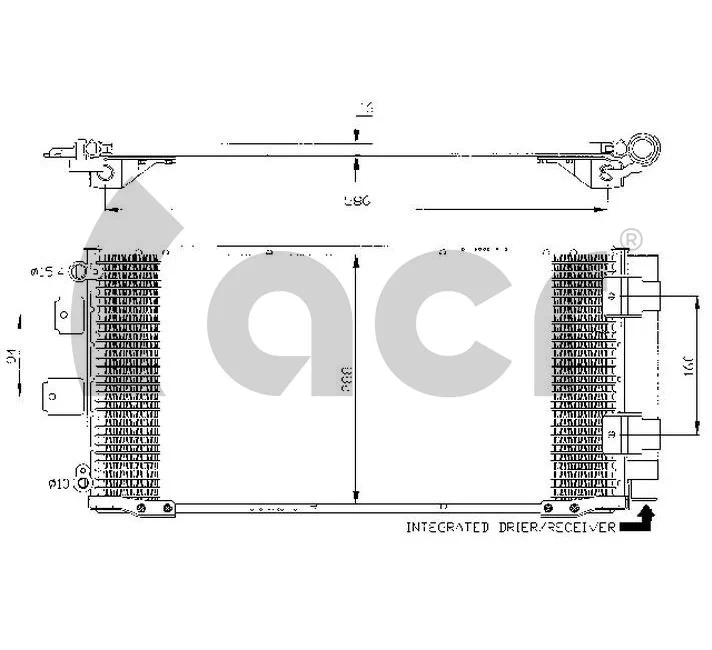 Condensador Corolla  sedán (1997-2001) original desde 96,27 €