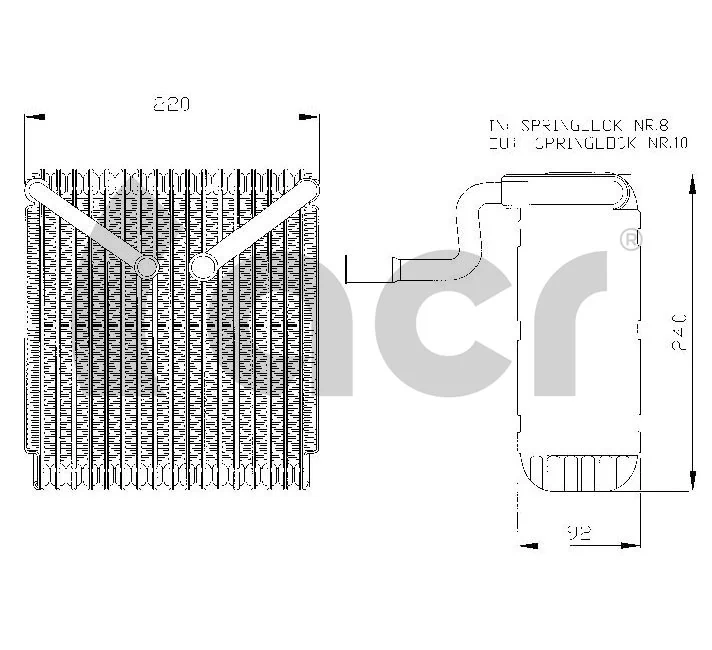 Comprar Evaporador de aire acondicionado Ford Mondeo I GBP