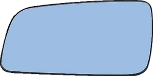 Cristal de espejo retrovisor exterior izquierdo 9130901 General Motors
