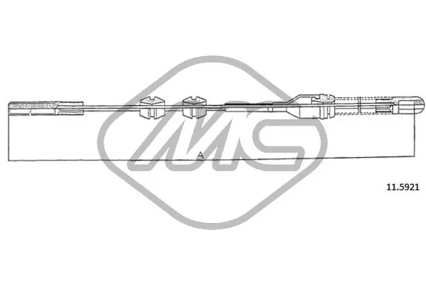 Comprar Cable de freno de mano trasero izquierdo Opel Vectra A 86, 87
