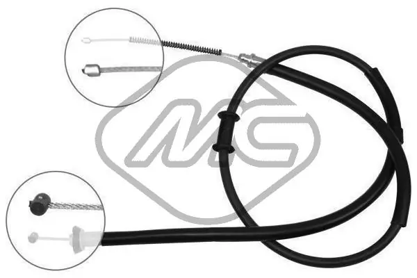 Cable de freno de mano trasero derecho para Fiat Panda 169A